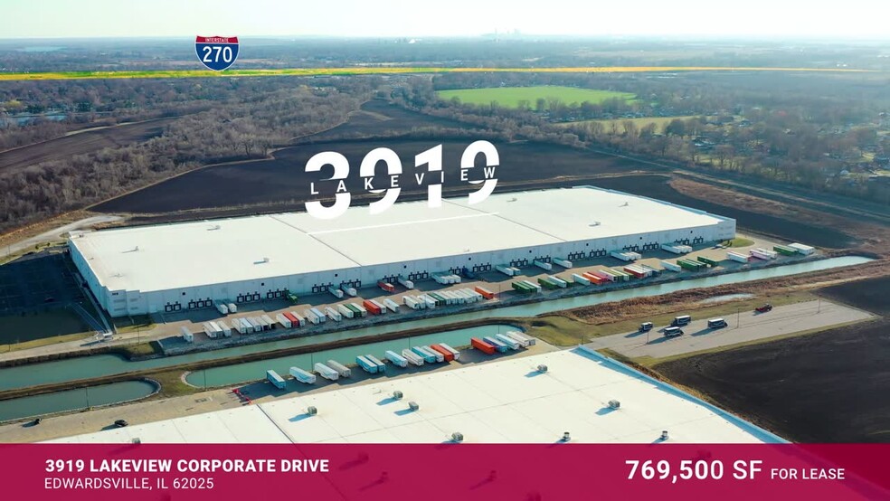 3919 Lakeview Corporate Dr, Edwardsville, IL en alquiler - Vídeo aéreo - Imagen 2 de 26