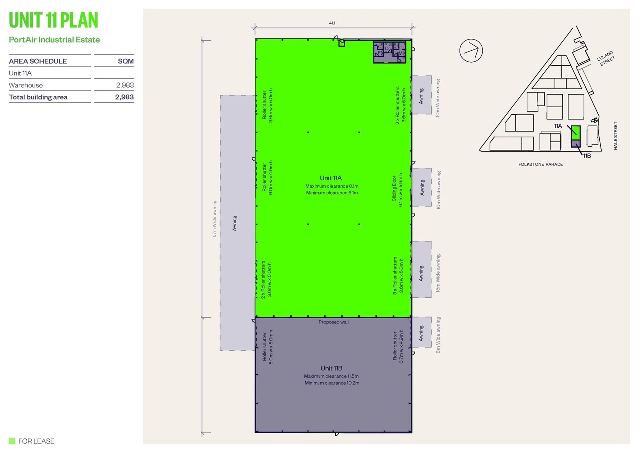 1 Hale St, Botany en alquiler Plano de la planta- Imagen 1 de 1