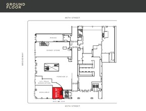 1540 Broadway, New York, NY en alquiler Plano de la planta- Imagen 2 de 2