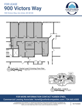 900 Victors Way, Ann Arbor, MI en alquiler Plano de la planta- Imagen 1 de 1