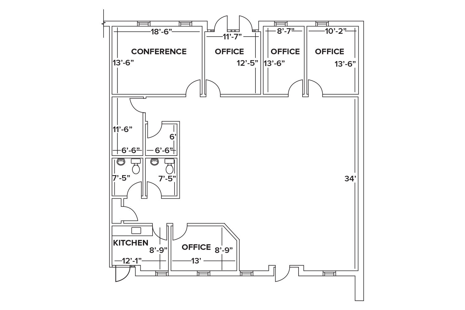 46 Vreeland Dr, Skillman, NJ en alquiler Plano de la planta- Imagen 1 de 2