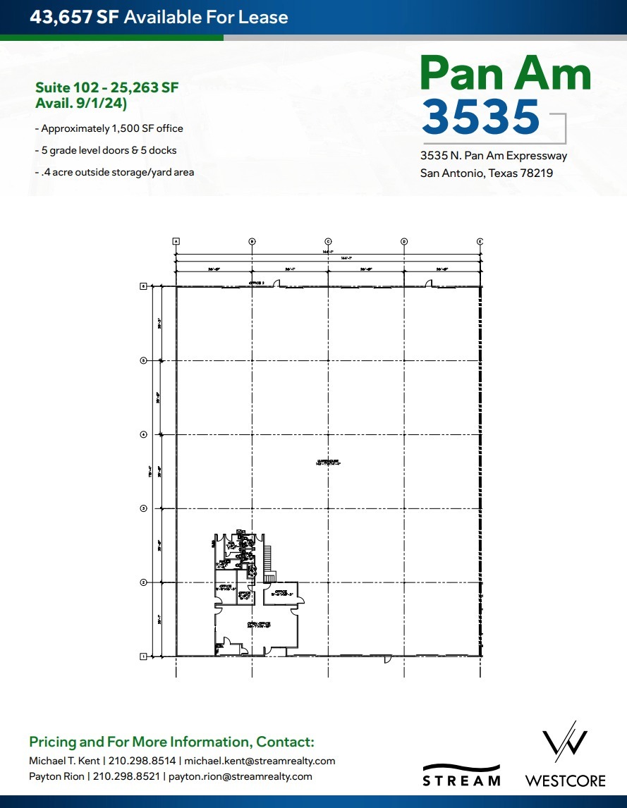 3535 N Panam Expy, San Antonio, TX en alquiler Plano de la planta- Imagen 1 de 1