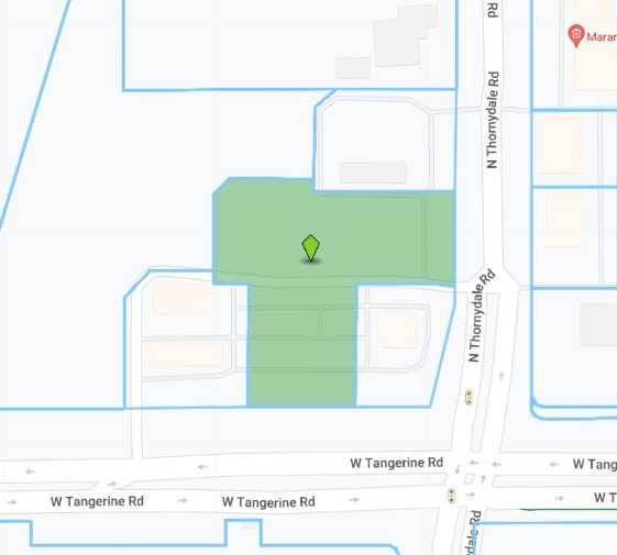 NWC Tangerine Road and Thornydale Road, Marana, AZ en venta - Plano de solar - Imagen 3 de 3