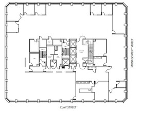 601 Montgomery St, San Francisco, CA en alquiler Plano de la planta- Imagen 2 de 5