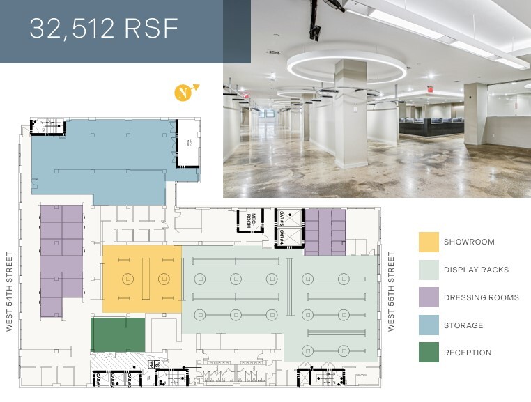 619 W 54th St, New York, NY en alquiler Plano de la planta- Imagen 1 de 15