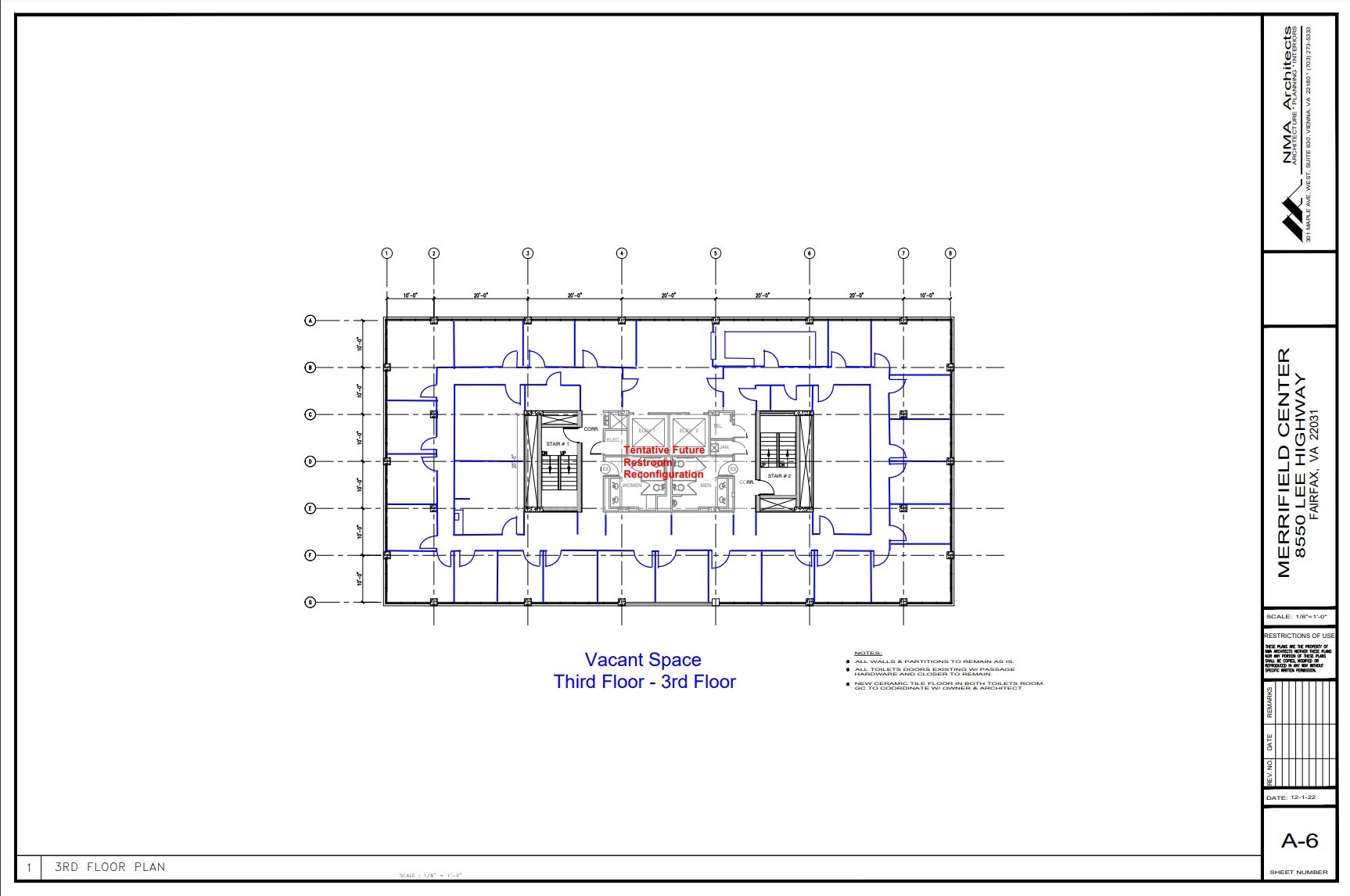 8550 Route 29, Fairfax, VA en alquiler Plano de la planta- Imagen 1 de 1