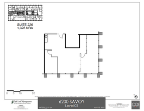 6200 Savoy Dr, Houston, TX en alquiler Plano de la planta- Imagen 1 de 1