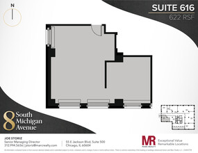 8 S Michigan Ave, Chicago, IL en alquiler Plano de la planta- Imagen 1 de 1