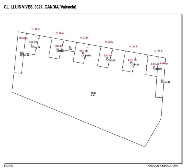 Carrer Luis Vives, 21, Gandia, Valencia en venta - Foto del edificio - Imagen 3 de 9