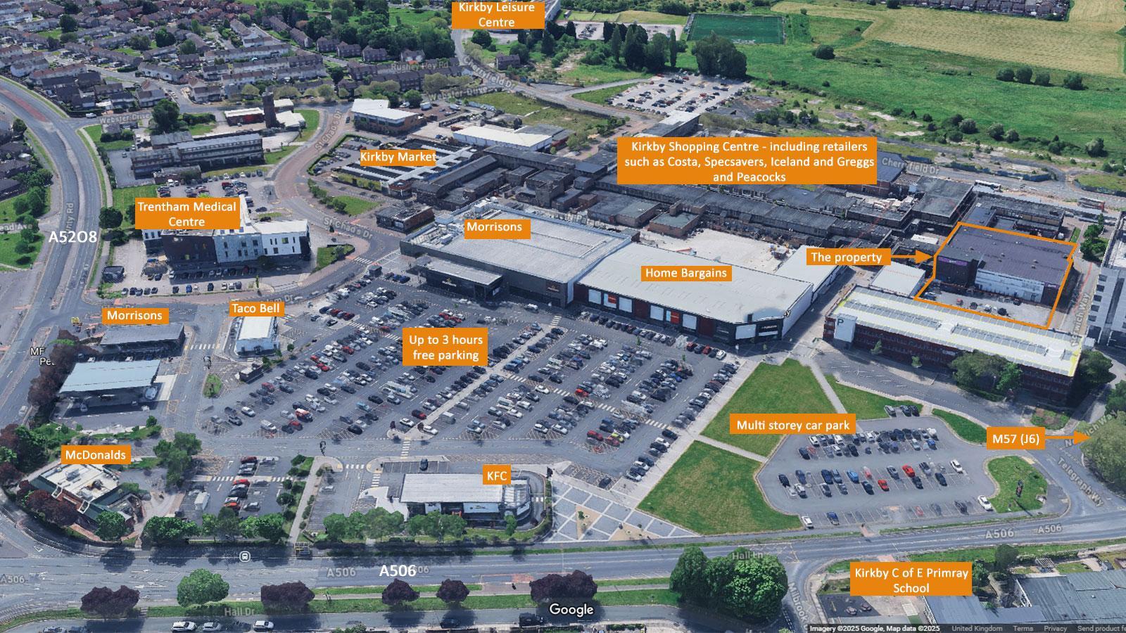 78 St Chads Parade, Liverpool en venta Vista aérea- Imagen 1 de 5