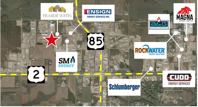 5057 Owan Industrial Park Dr, Williston, ND - VISTA AÉREA  vista de mapa