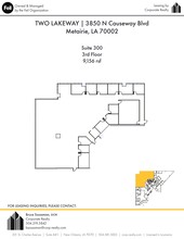 3900 N Causeway Blvd, Metairie, LA en alquiler Plano del sitio- Imagen 1 de 1