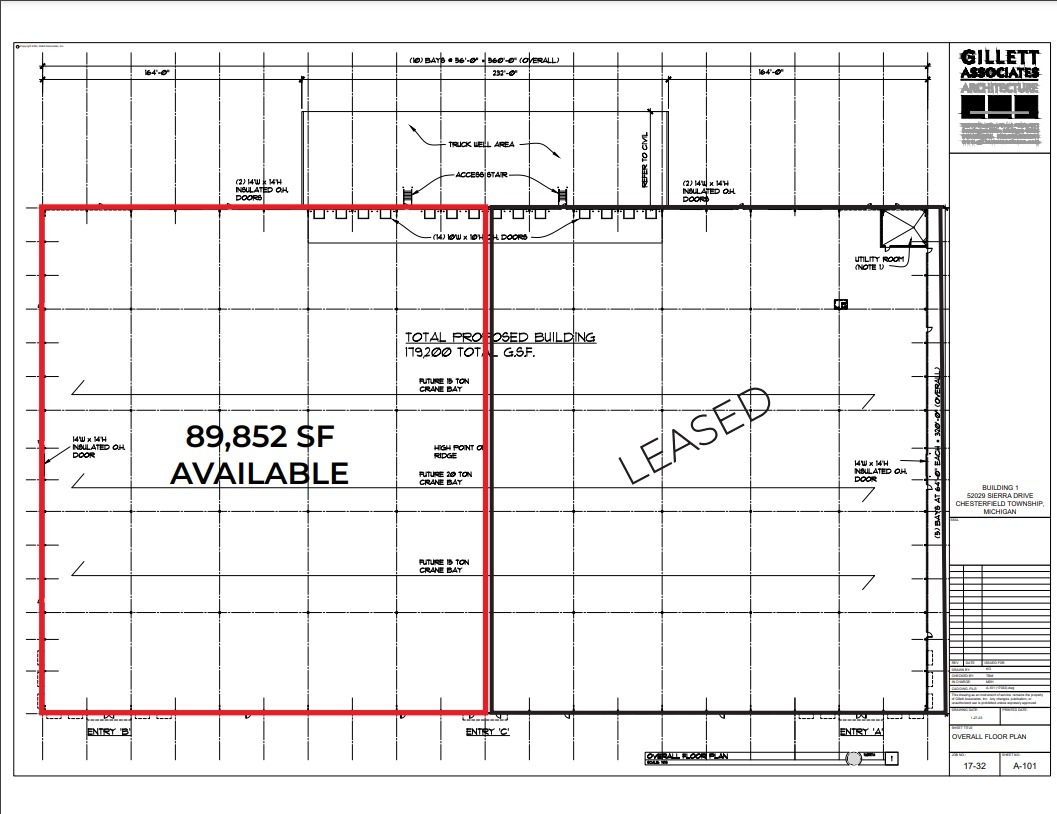 30860 Sierra Dr, Chesterfield, MI en alquiler Plano de la planta- Imagen 1 de 2