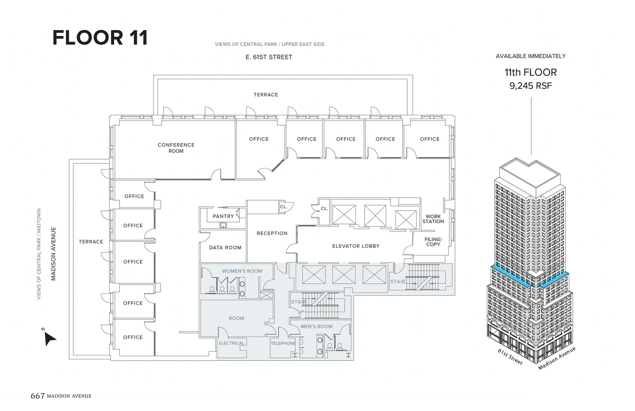 667 Madison Ave, New York, NY en alquiler Plano de la planta- Imagen 1 de 8