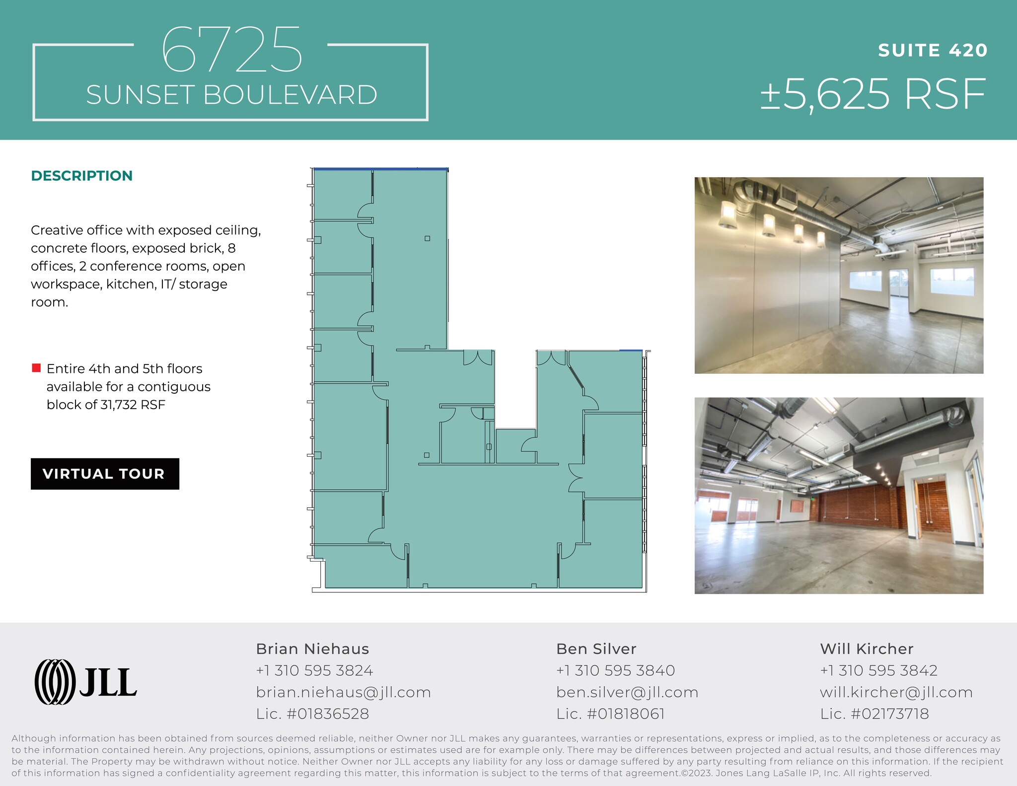 6725 W Sunset Blvd, Los Angeles, CA en alquiler Plano del sitio- Imagen 1 de 9