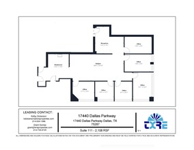 17440 N Dallas Pky, Dallas, TX en alquiler Plano de la planta- Imagen 1 de 1