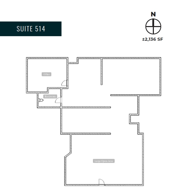 18425 Burbank Blvd, Tarzana, CA en alquiler Plano de la planta- Imagen 1 de 3