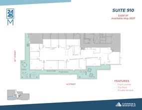 2445 M St NW, Washington, DC en alquiler Plano de la planta- Imagen 1 de 1