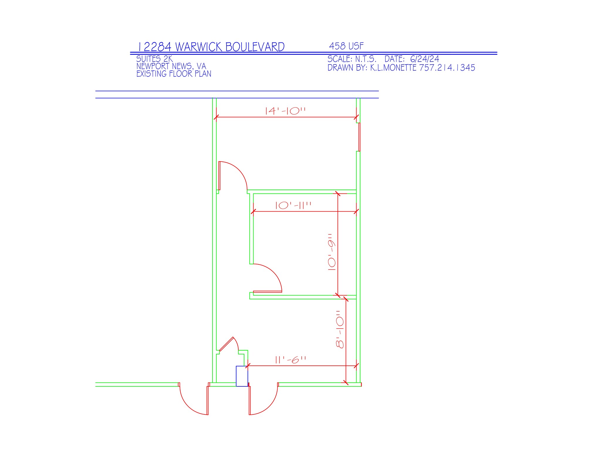 12284 Warwick Blvd, Newport News, VA en alquiler Plano del sitio- Imagen 1 de 6