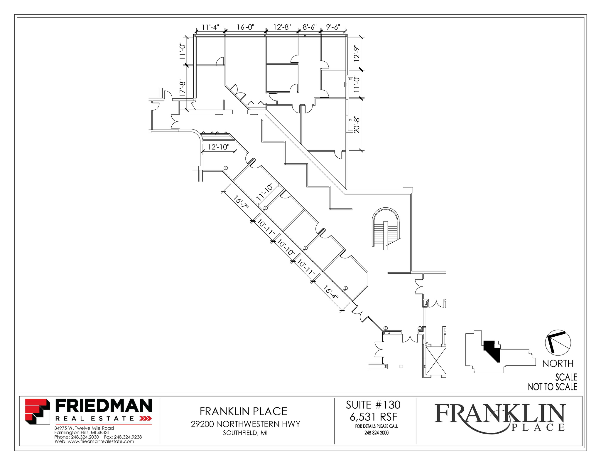 29200 Northwestern Hwy, Southfield, MI en alquiler Plano de la planta- Imagen 1 de 1