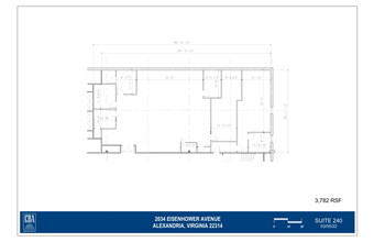 2034 Eisenhower Ave, Alexandria, VA en alquiler Plano de la planta- Imagen 1 de 1