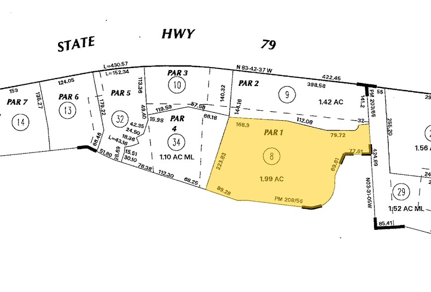 30755 S Hwy 79, Temecula, CA en venta - Plano de solar - Imagen 2 de 5