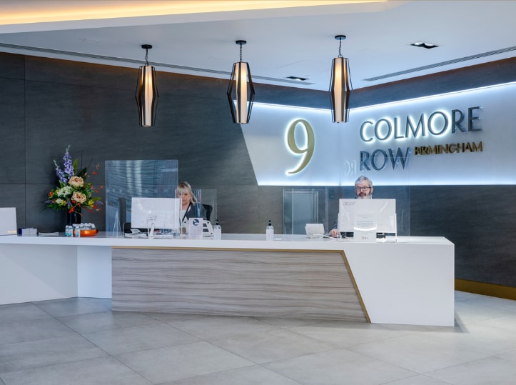 9 Colmore Row, Birmingham en alquiler Foto del interior- Imagen 1 de 3
