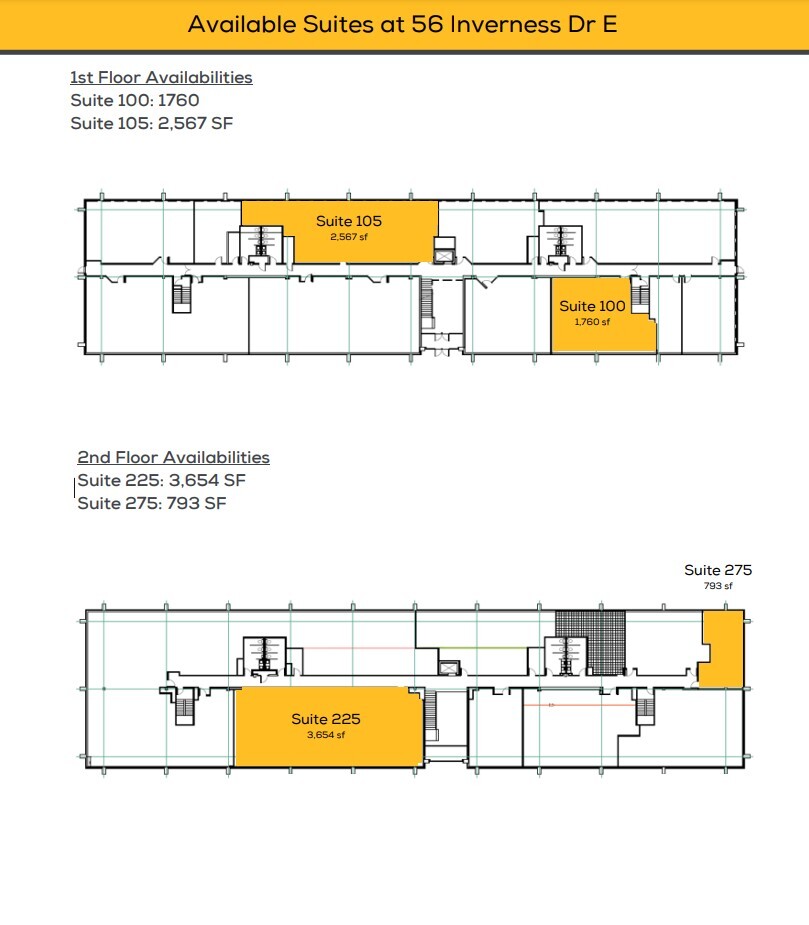 58 Inverness Dr E, Englewood, CO en venta Plano de la planta- Imagen 1 de 2