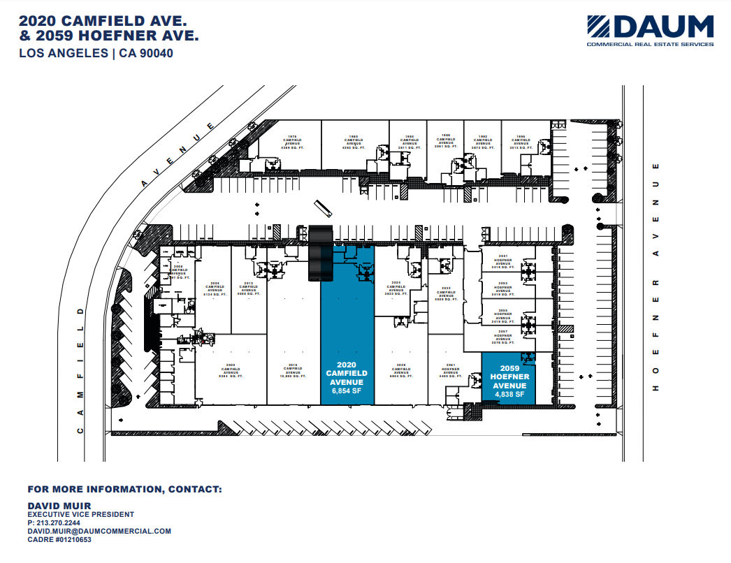 2000-2032 Camfield Ave, Commerce, CA en alquiler Plano de la planta- Imagen 1 de 1