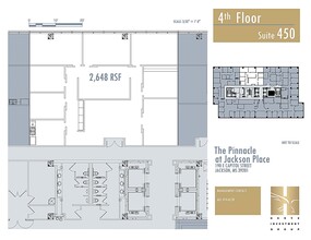 190 E Capitol St, Jackson, MS en alquiler Plano del sitio- Imagen 1 de 1