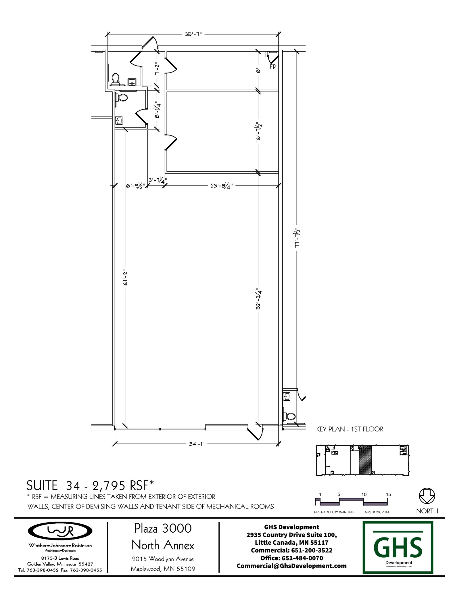 2015-2029 Woodlynn Ave, Maplewood, MN en alquiler Plano del sitio- Imagen 1 de 1