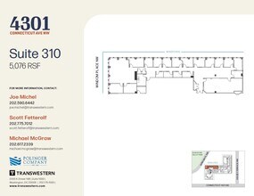 4301 Connecticut Ave NW, Washington, DC en alquiler Plano de la planta- Imagen 1 de 1