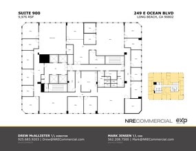 249 E Ocean Blvd, Long Beach, CA en alquiler Plano del sitio- Imagen 1 de 1