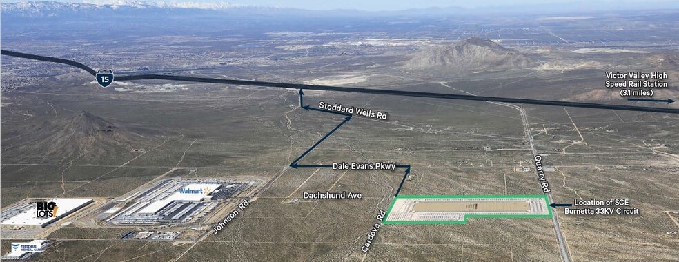 Dale Evans Pky, Apple Valley, CA en venta - Vista aérea - Imagen 3 de 23