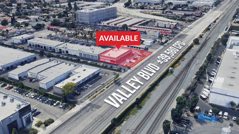 13900-13912 E Valley Blvd, La Puente, CA en alquiler - Vista aérea - Imagen 2 de 7