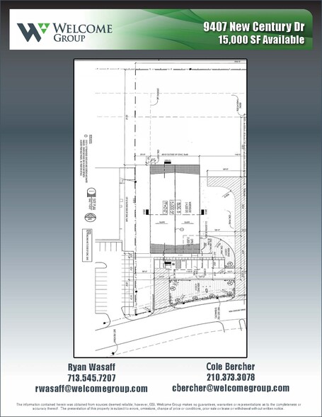 9407 New Century Dr, Pasadena, TX en alquiler - Plano del sitio - Imagen 3 de 6