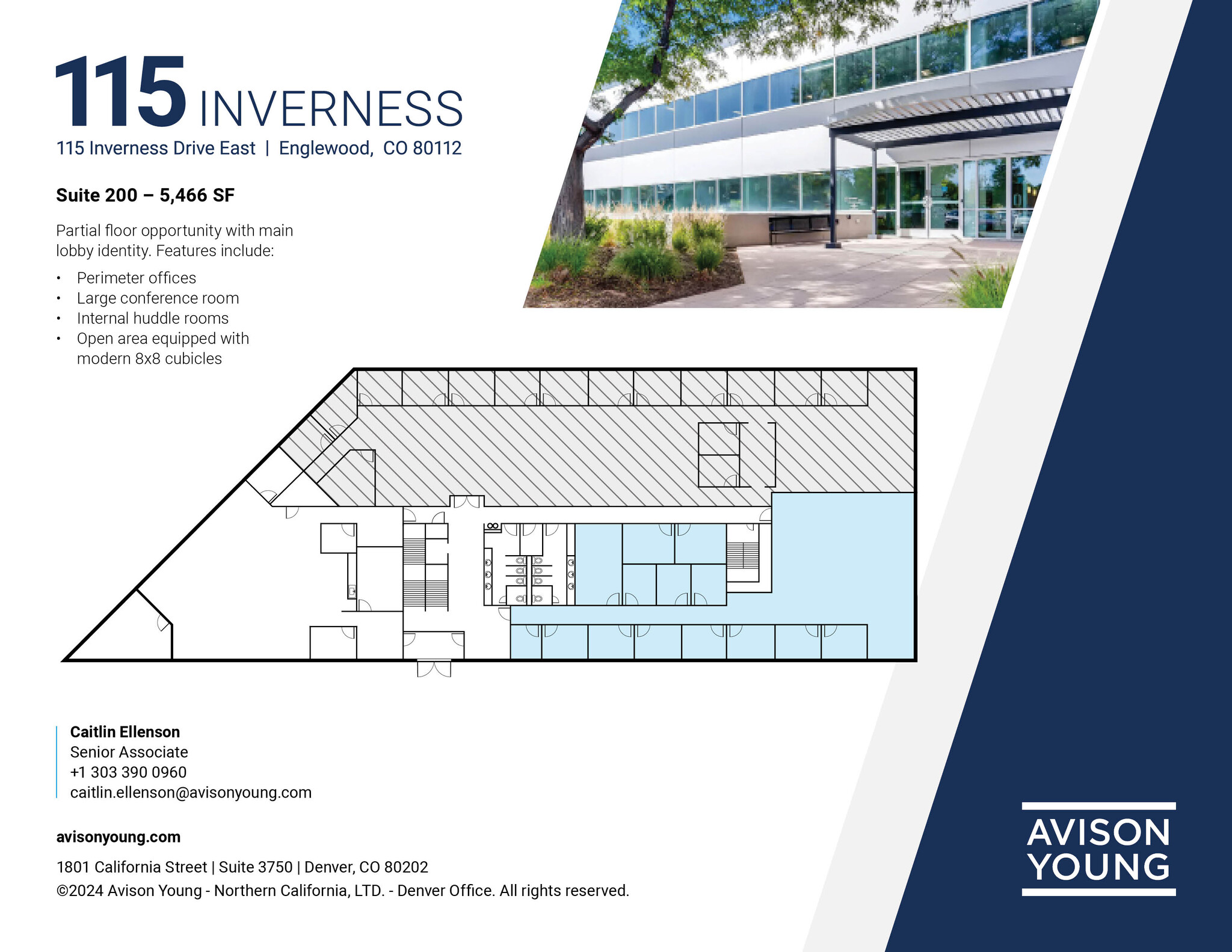 115 Inverness Dr E, Englewood, CO en alquiler Plano de la planta- Imagen 1 de 14