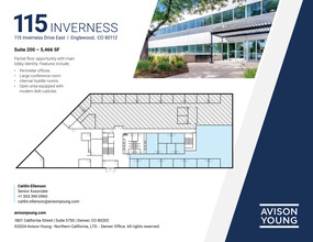 115 Inverness Dr E, Englewood, CO en alquiler Plano de la planta- Imagen 1 de 14