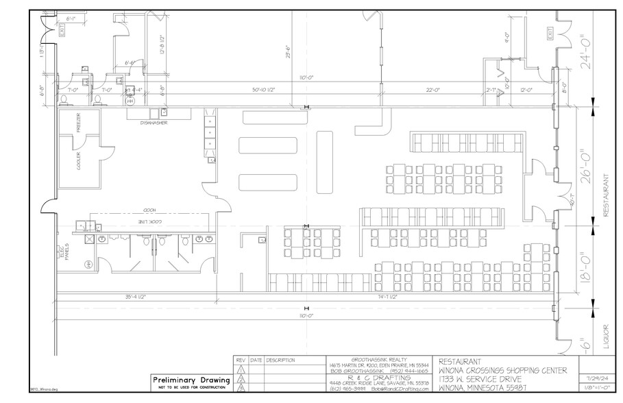 1733 Service Dr, Winona, MN en alquiler - Plano de la planta - Imagen 2 de 4