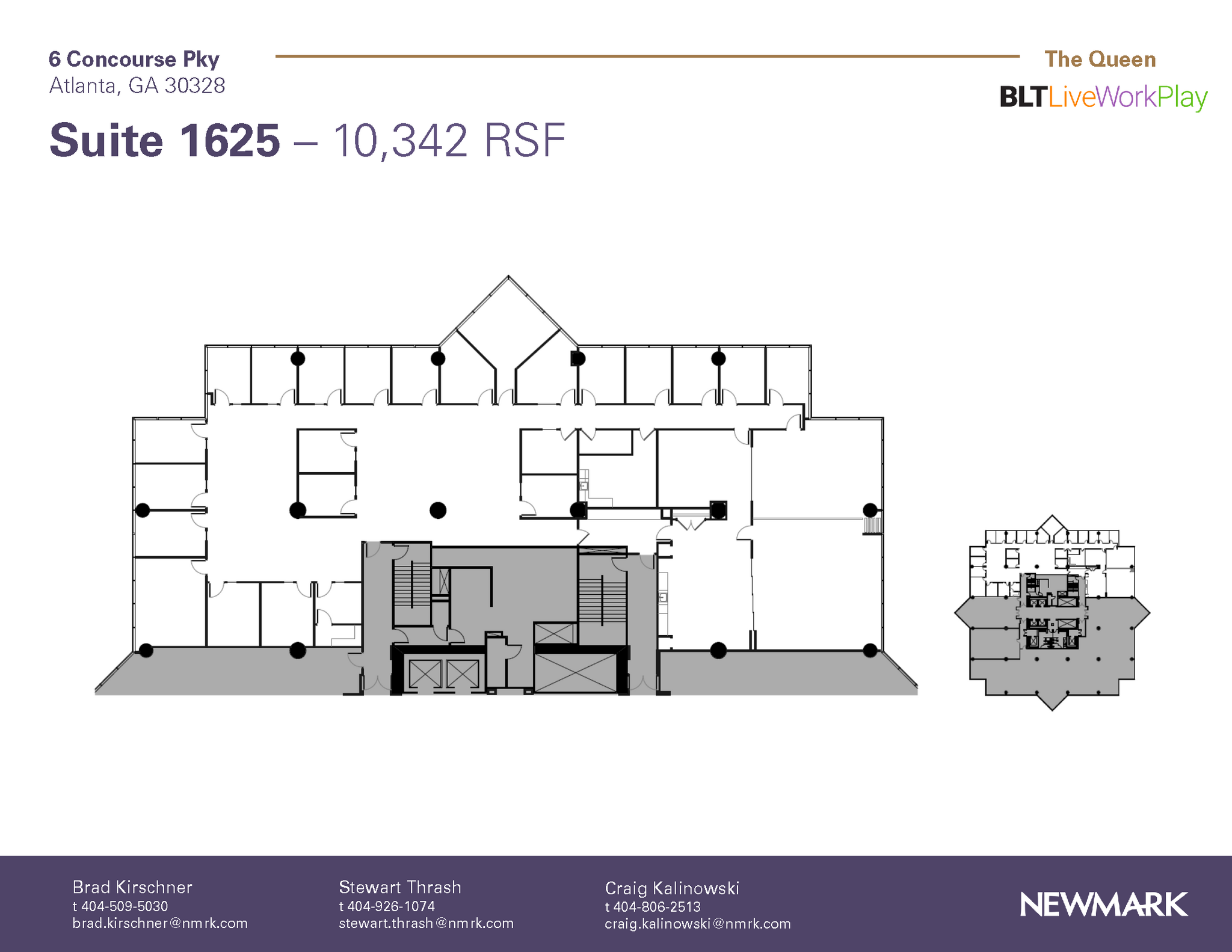 6 Concourse Pky NE, Atlanta, GA en alquiler Plano de la planta- Imagen 1 de 1