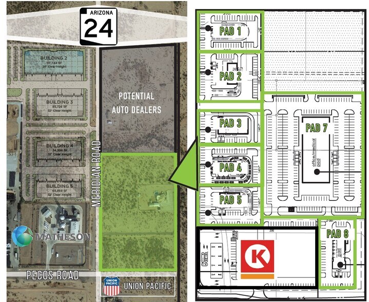 SEC Meridian & SR24, Queen Creek, AZ en venta - Foto del edificio - Imagen 1 de 8