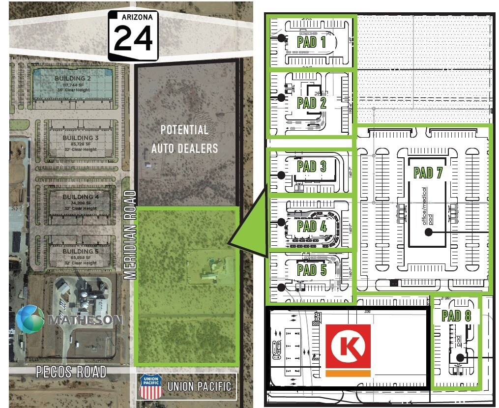 SEC Meridian & SR24, Queen Creek, AZ en venta Foto del edificio- Imagen 1 de 9