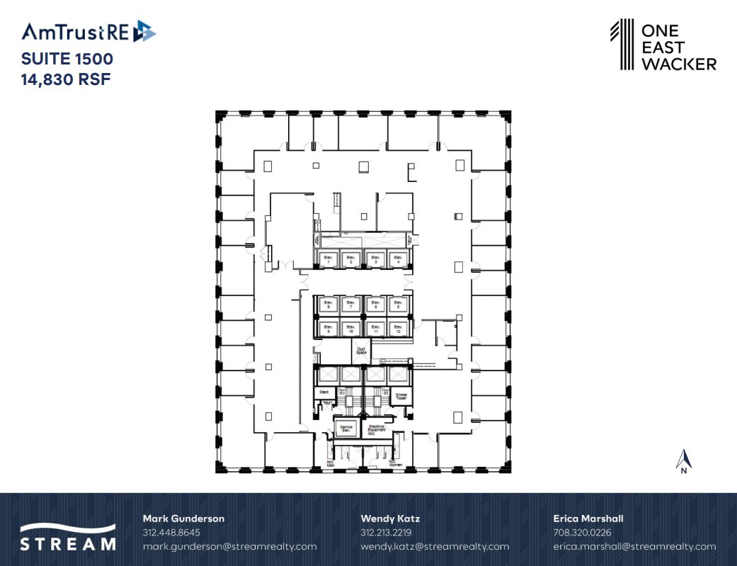 1 E Wacker Dr, Chicago, IL en alquiler Plano de la planta- Imagen 1 de 1