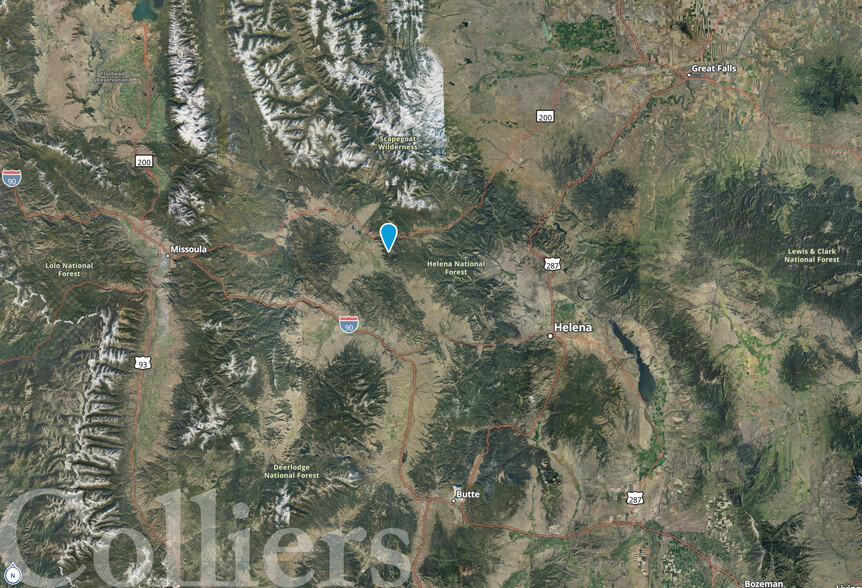 1192 Wilson Creek, Helmville, MT en venta - Vista aérea - Imagen 2 de 3