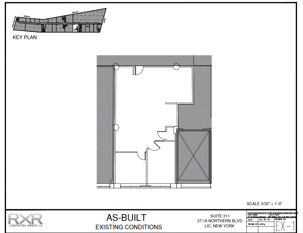 37-18 Northern Blvd, Long Island City, NY en alquiler Plano de la planta- Imagen 1 de 14