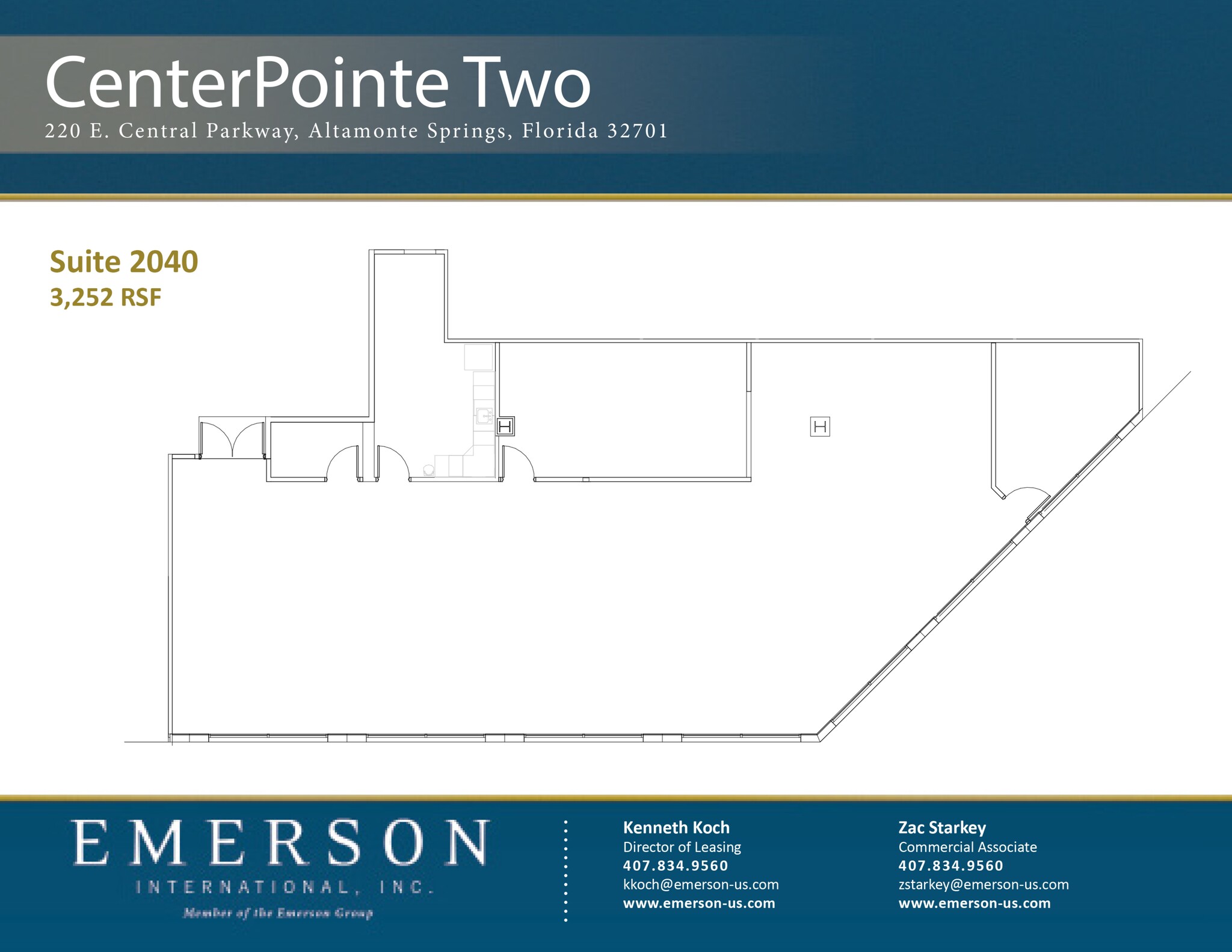 220 E Central Pky, Altamonte Springs, FL en alquiler Plano del sitio- Imagen 1 de 1