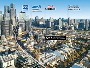 527-531 Spencer St, West Melbourne, VIC - Aérea vista de mapa - Image1