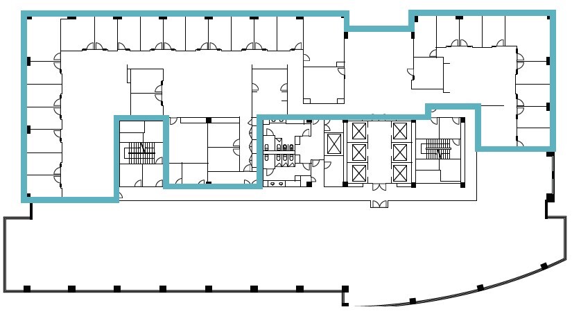 225 W Santa Clara St, San Jose, CA en alquiler Plano de la planta- Imagen 1 de 1