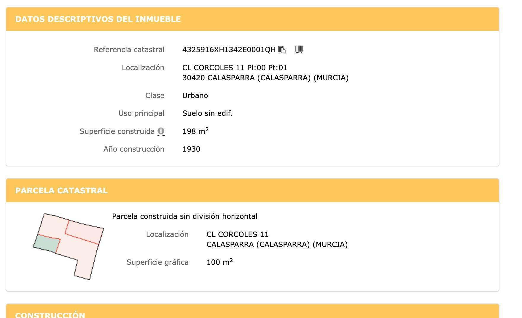 Terreno en Calasparra en venta Foto del edificio- Imagen 1 de 2