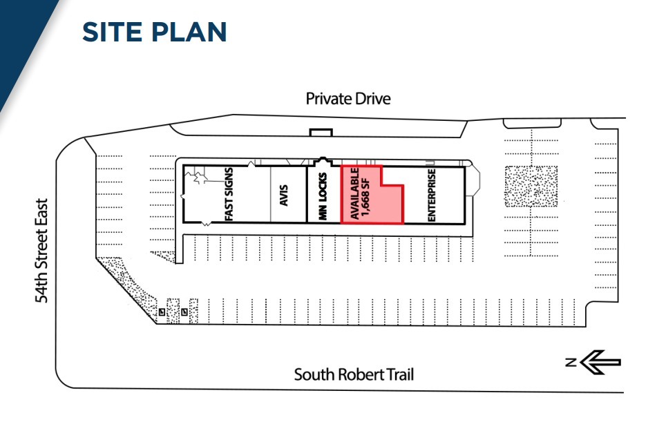 5440-5480 S Robert Trl, Inver Grove Heights, MN en alquiler Plano de la planta- Imagen 1 de 1